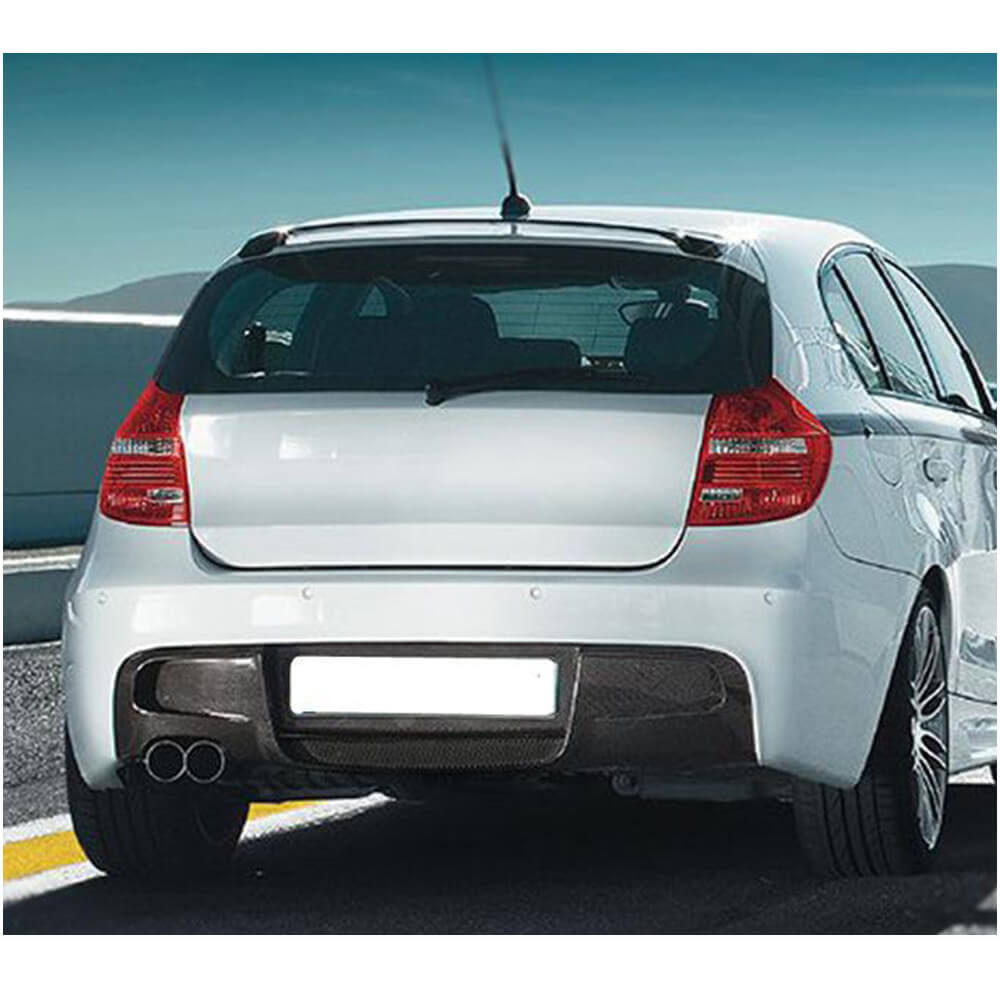 Rear Bumper Diffuser V2 for E87 M-Sport, Carbon for BMW 1 Series E81/82/87/88 2004-2011 - image 3
