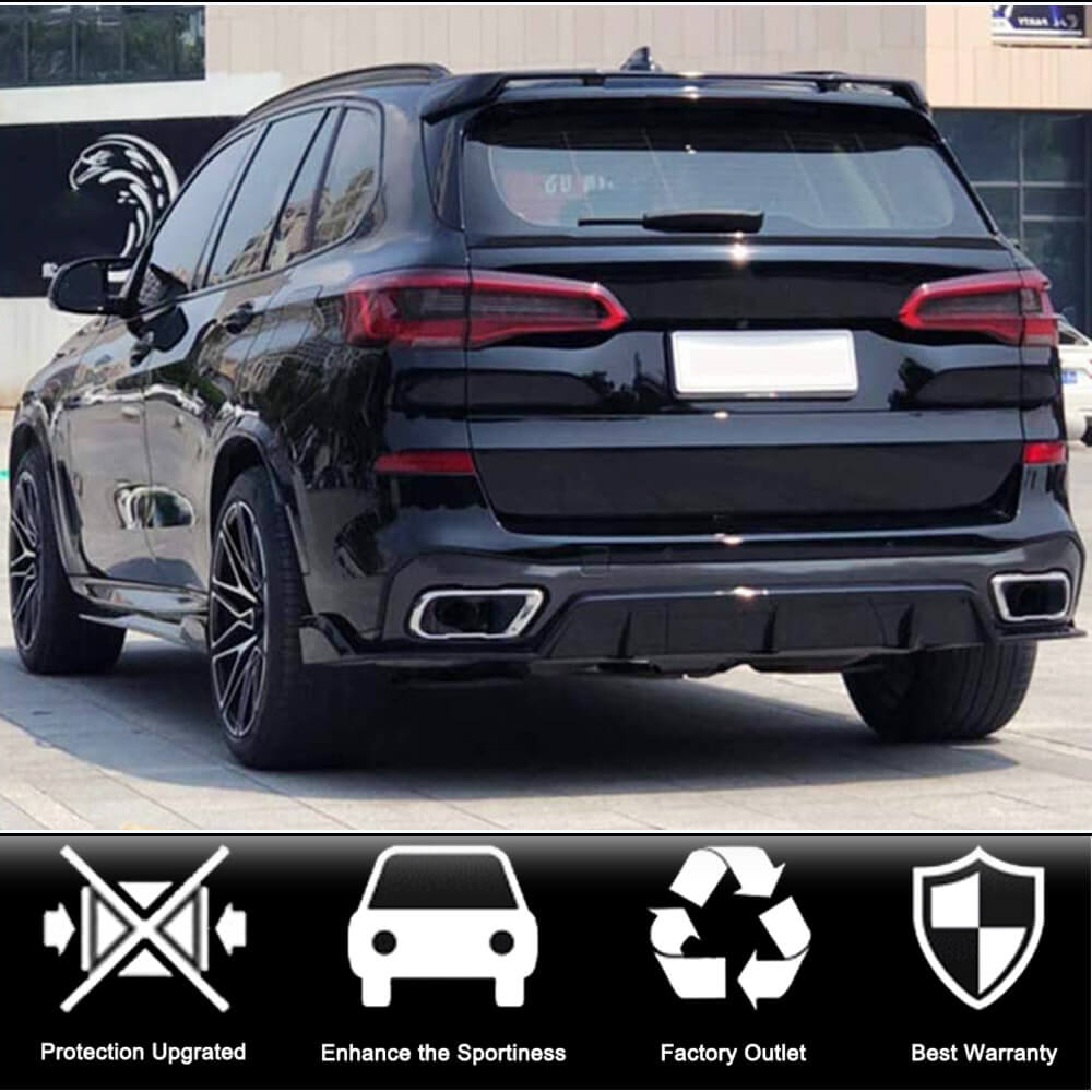 Rear window spoiler V4 (Natural carbon) for BMW X5 G05 2019- - image 3