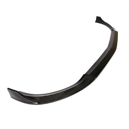 Front Bumper Lip Spoiler (for Base 2016-2019, Carbon) for Mercedes E-сlass W213 2016-2023 - image 3