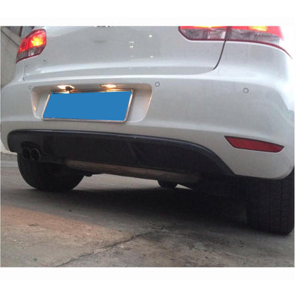 Rear Bumper Diffuser V1 for Base HB 2010-2013, Carbon for Volkswagen Golf 6 2008-2014 - image 3
