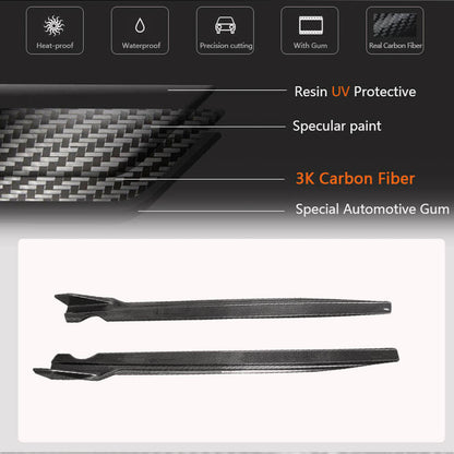 Door Sill Covers (2018-2022, Carbon) for BMW X6 G06 2019–2027 - image 3