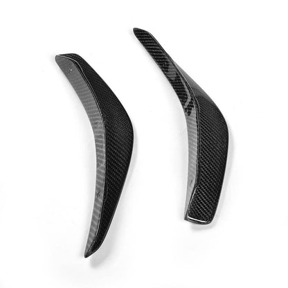 Covers on the front bumper (for CLA45 AMG SD, Carbon) for Mercedes CLA C117 2013-2019 - image 3