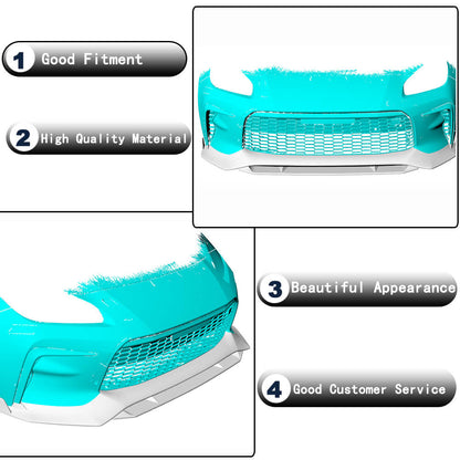 Front Bumper Lip Spoiler (Carbon) for Toyota GR86 2021- - image 3