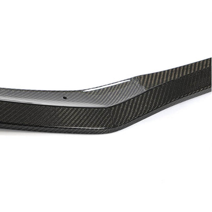 Front Bumper Lip V2 for AMG-Line SD 2018-2021 Carbon for Mercedes A-сlass W177 2018- - image 3