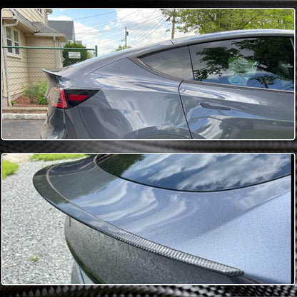 Rear Trunk Spoiler Dry Carbon Fiber V3 (2016-2022) for Tesla Model 3 - image 3