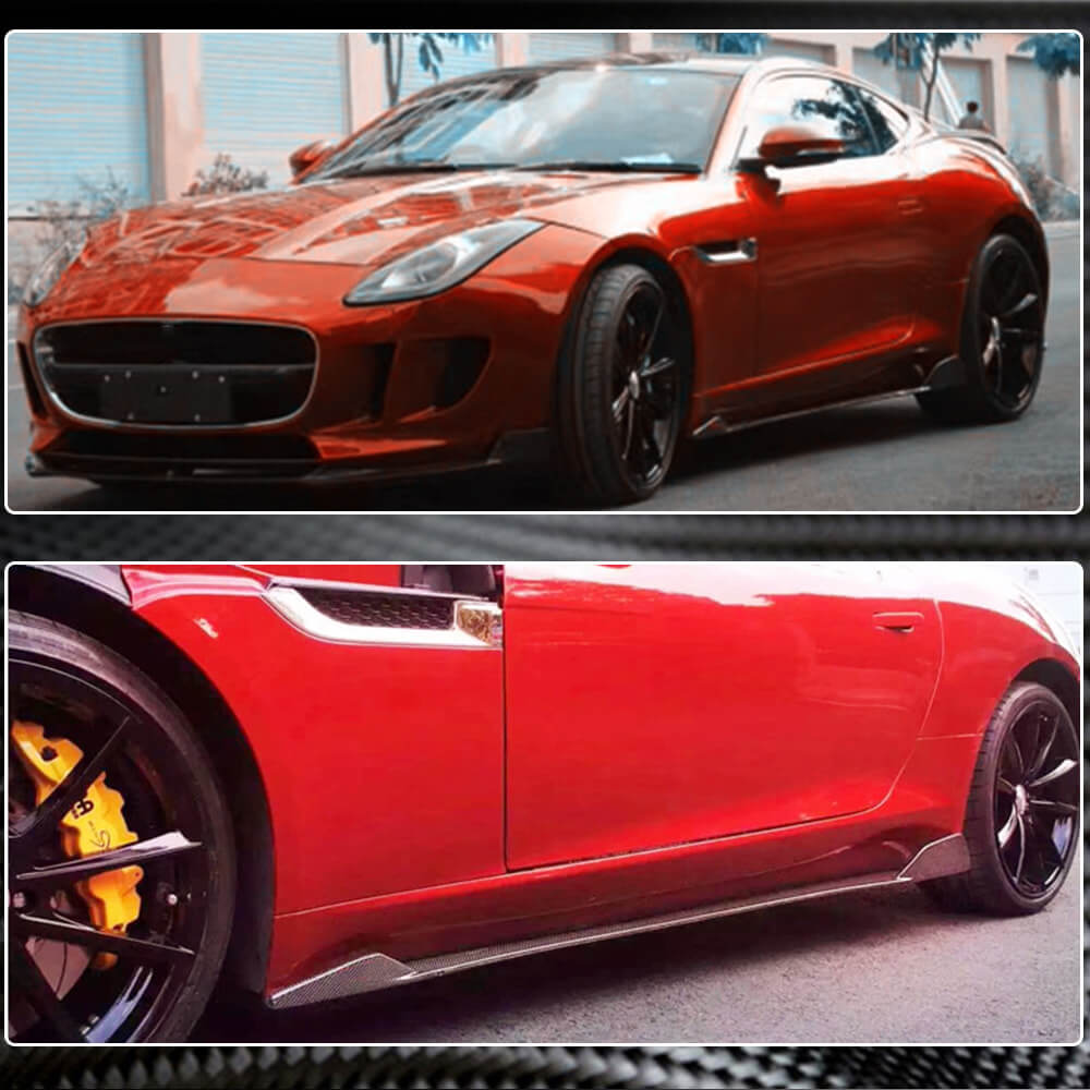 Side sills (2013-2016, Carbon) for Jaguar F-Type - image 3