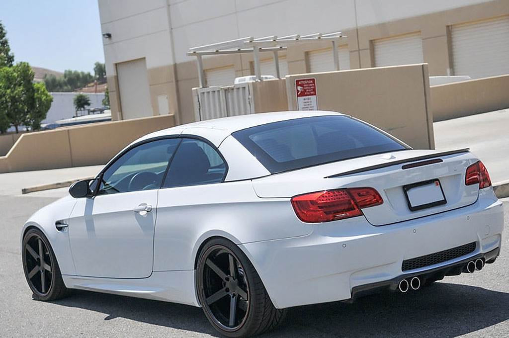 Rear Trunk Spoiler Carbon Fiber V2 (Convertible) for BMW 3 series E-90/91/92/93 2005-2011 - image 3