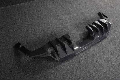 Rear Bumper Diffuser (Carbon) for Honda Civic HB 2021- - image 3