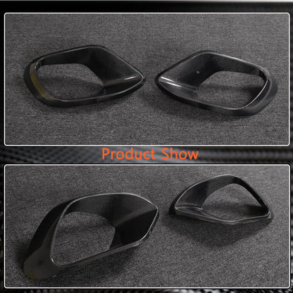 Covers on the front bumper (for CLA45 AMG SD, Carbon) for Mercedes CLA C118 2019↗︎ - image 3