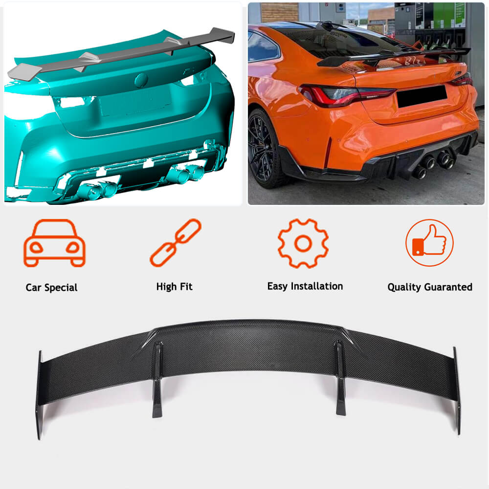 Spoiler V1 (for G80, Carbon) for BMW 3 Series G20/G21 2018- - image 3