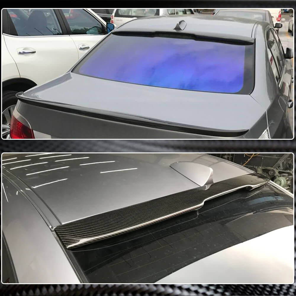 Rear Roof Spoiler Carbon Fiber (E60) for BMW 5 series E-60/61 2003-2010 - image 3