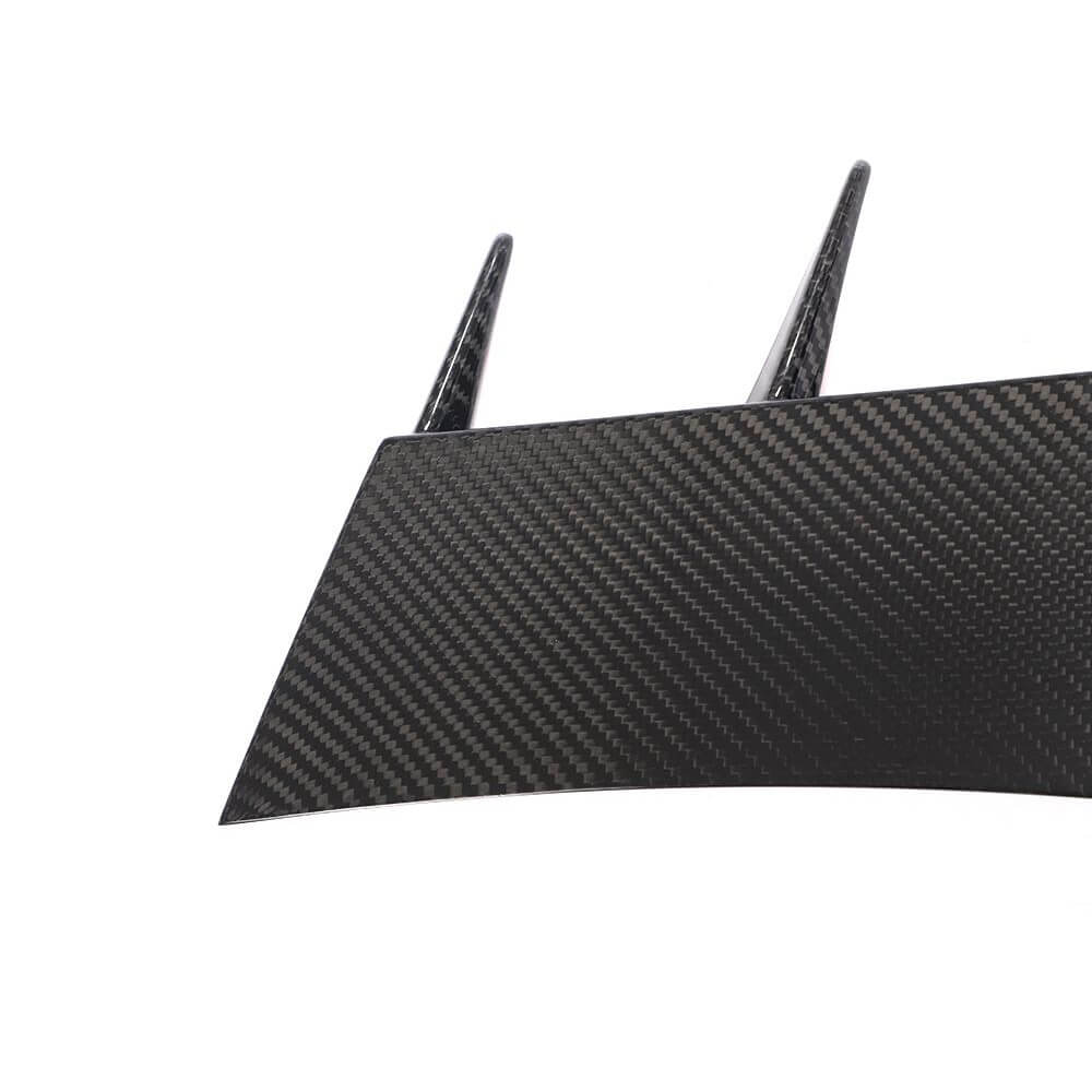 Front bumper extensions V2 (2015-2020, Carbon) for Audi R8 2015- - image 3