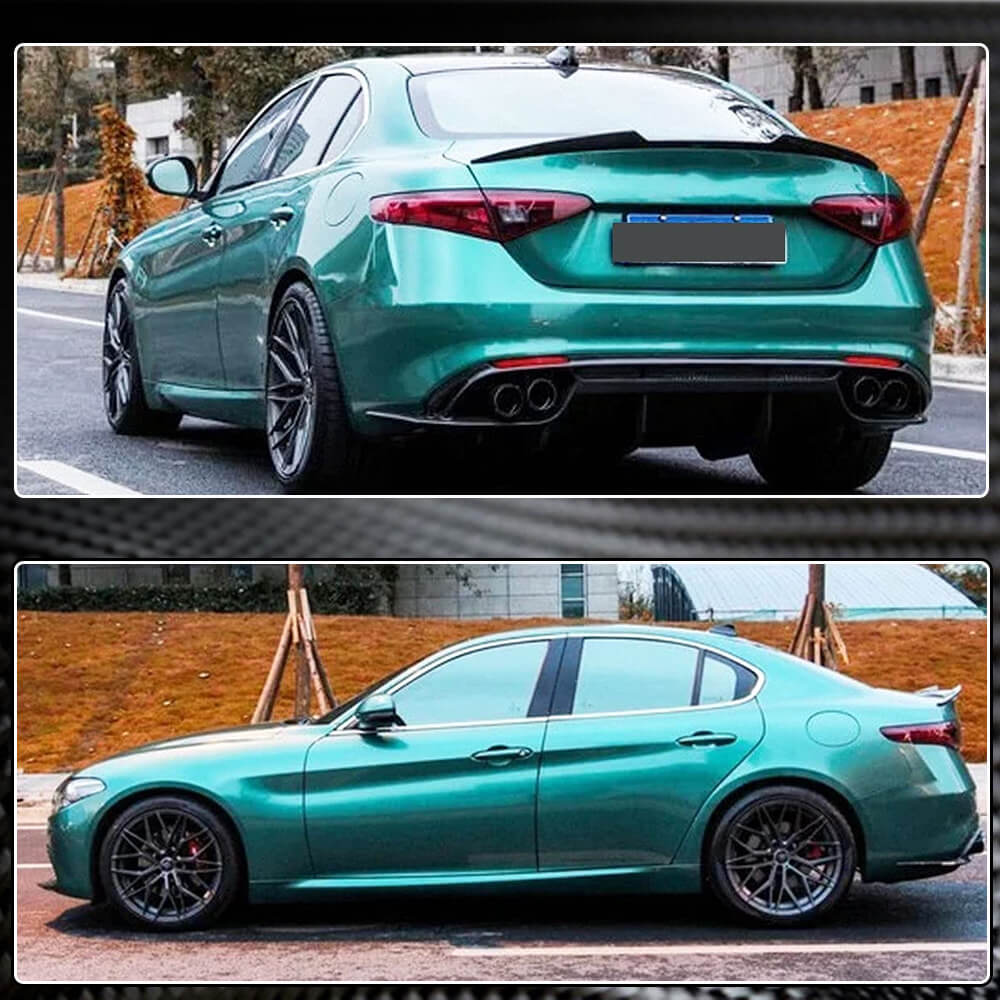 Spoiler V2 (fiberglass) for Alfa Romeo Giulia 2016-2022 - image 5