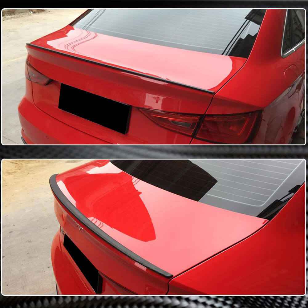 V8 Rear Spoiler (for Sedan) for Audi A3 2012-2020 - image 3