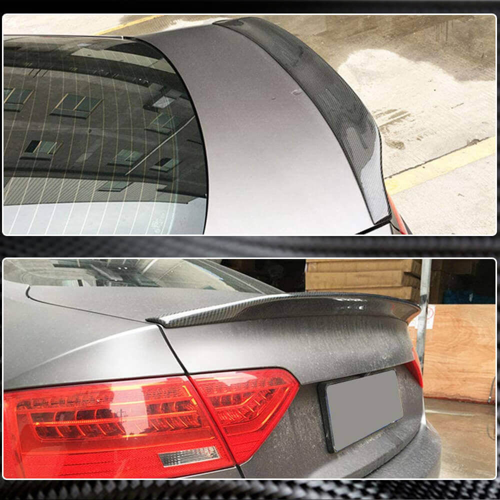 Spoiler V6 (for Coupe, Carbon) for Audi A5 2007-2015 - image 3