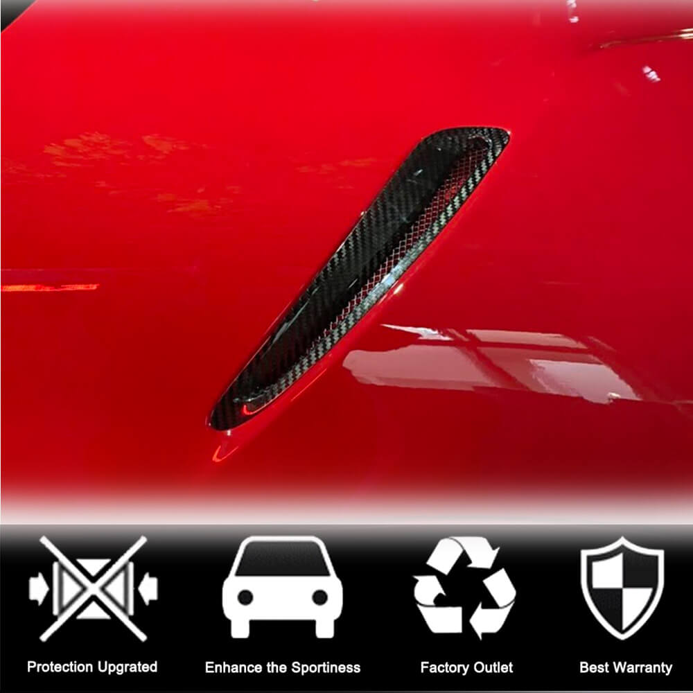 Covers on the hood (Carbon) for Toyota Supra 2019- - image 3