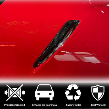 Covers on the hood (Carbon) for Toyota Supra 2019- - image 3