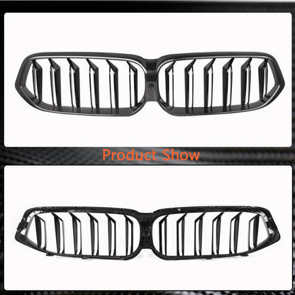 Grilles M-Look V2 (2021-2023, Carbon) for BMW 6 Series G32 2017- - image 3