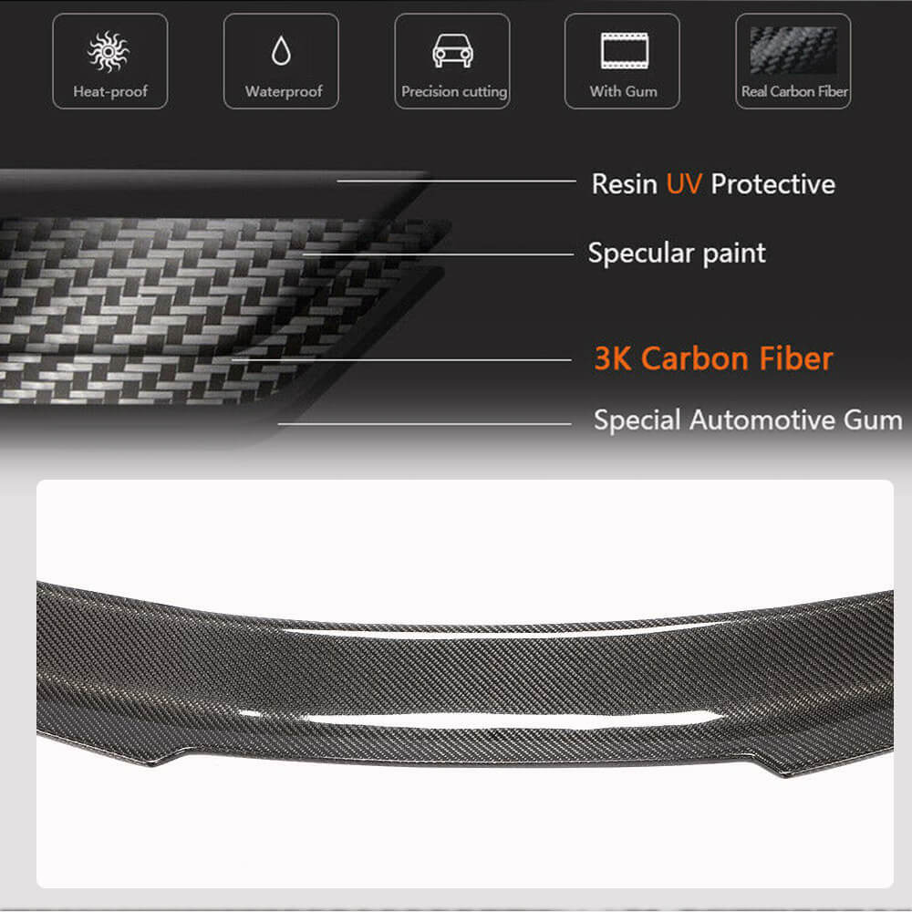 Spoiler V2 Coupe Carbon for Audi A5 2016-2025 - image 3