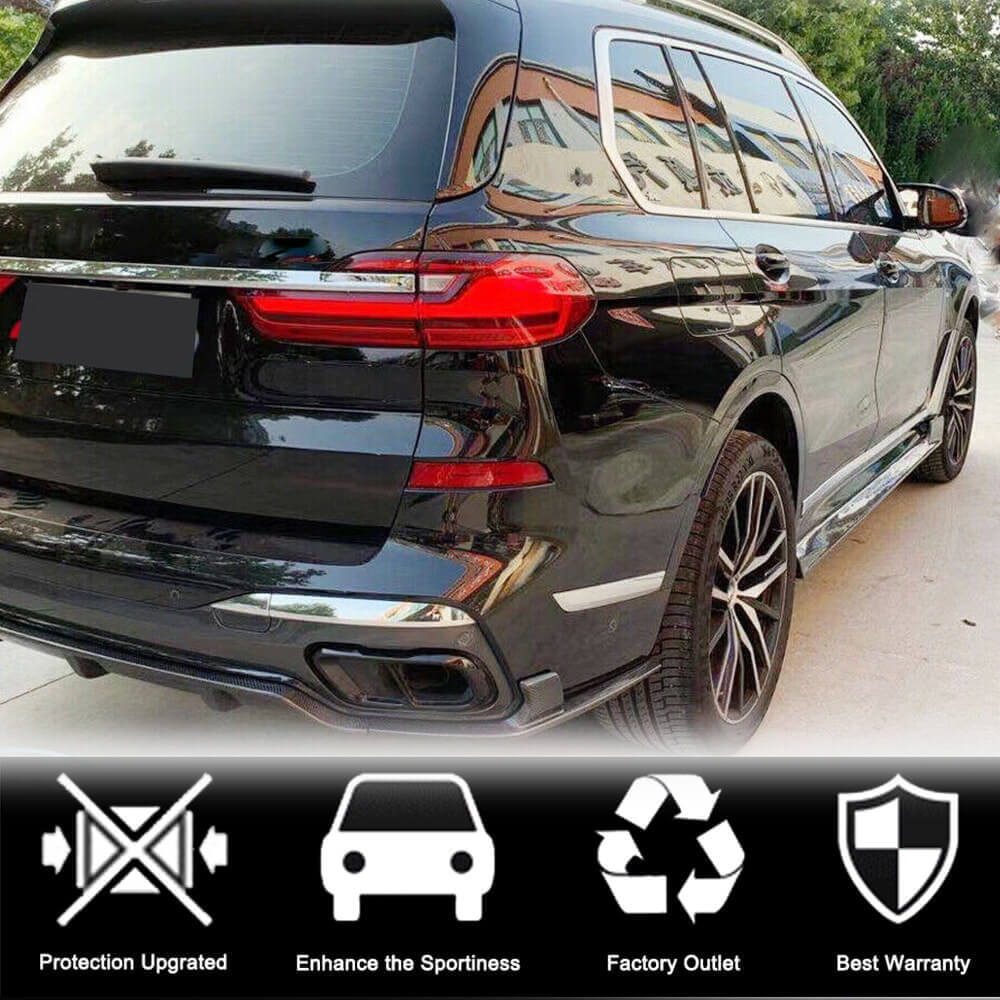 Side Skirt Extensions (for M-Sport, Carbon) for BMW X7 G07 2019- - image 9