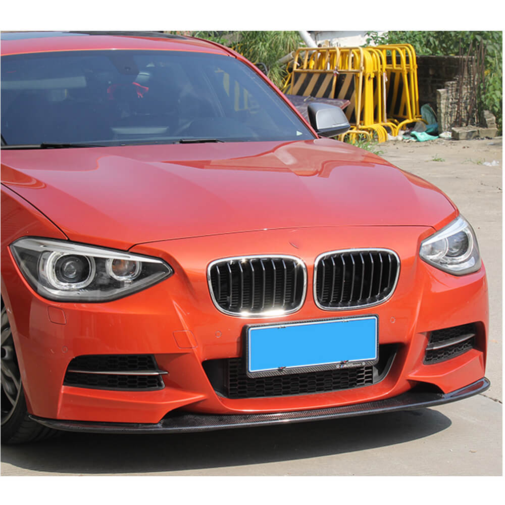 Front Bumper Lip Carbon Fiber (2011-2015, M-Sport) for BMW 1 series F20/21 2011-2019 - image 3