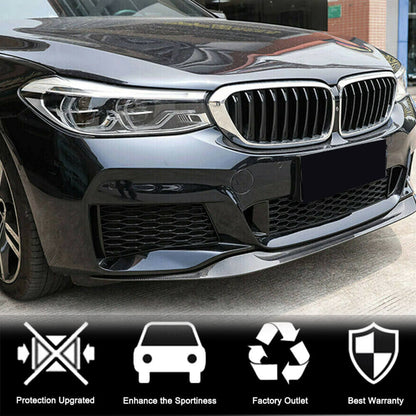Front Bumper Lip for M-Sport 2017-2020 Carbon for BMW 6 Series G32 2017- - image 3