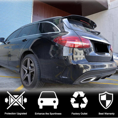 Spoiler (for Base/AMG-Line SW 2015-2019, Carbon) for Mercedes C-сlass W205 2014-2021 - image 3