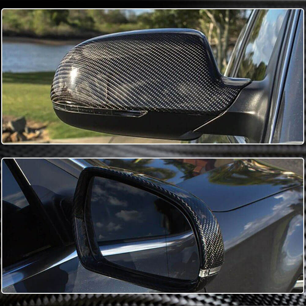 Mirror Covers Replacement Style Carbon Fiber for Audi A3 2003-2012 - image 3