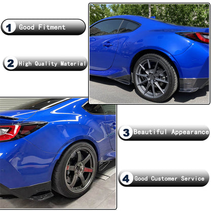 Covers on the rear bumper V2 (Carbon) for Subaru BRZ 2021- - image 3