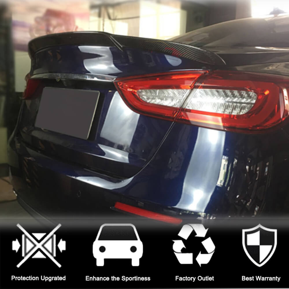 Spoiler V2 (Carbon) for Maserati Quattroporte 2013-2023 - image 3
