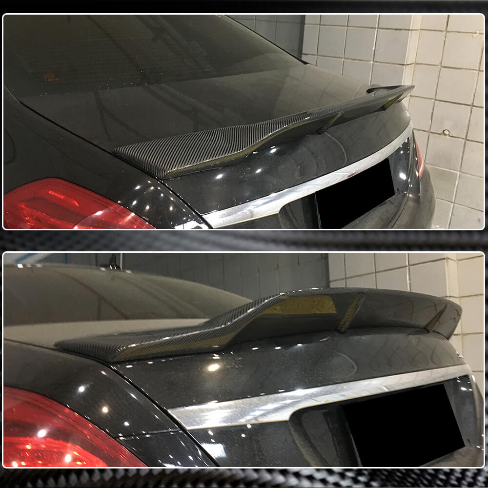 Spoiler V3 (Carbon) for Mercedes S-class W222 - image 3