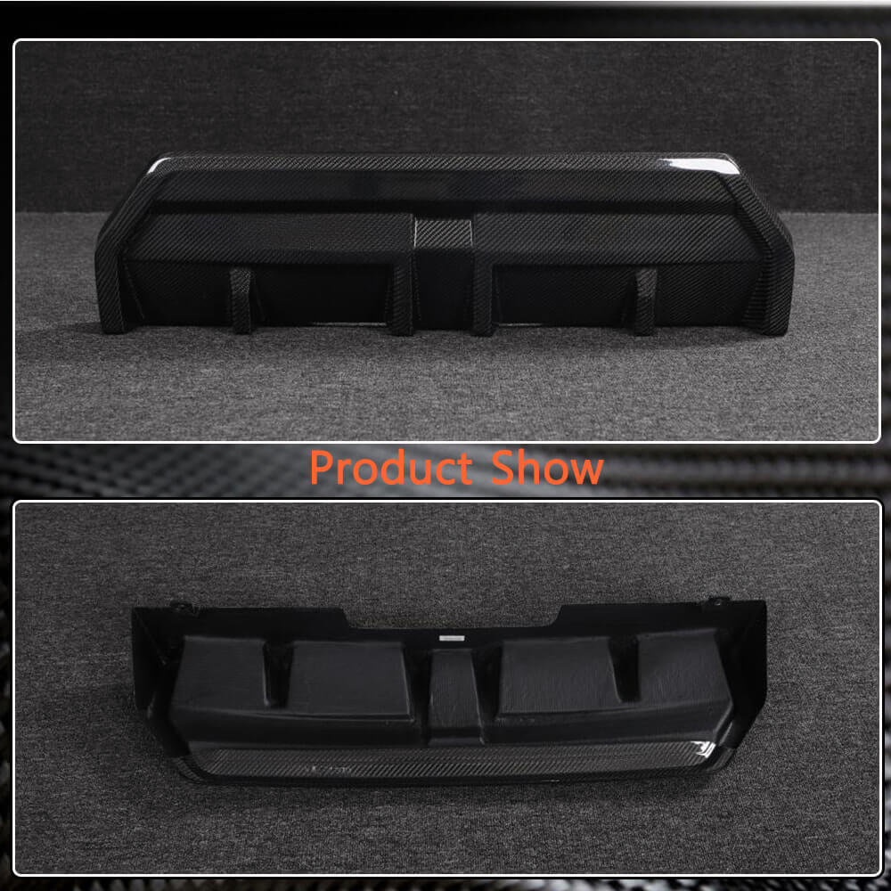 Rear Bumper Diffuser Carbon Fiber V2 (M Sport) for BMW 2 Series G42 2021- - image 3