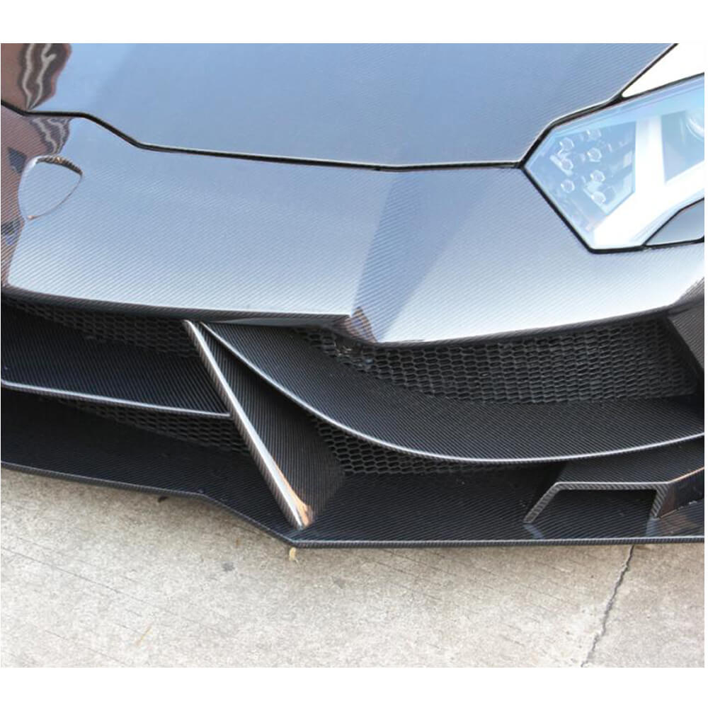 Front Bumper Lip Carbon Covers for Lamborghini Aventador 2011-2022 - image 3