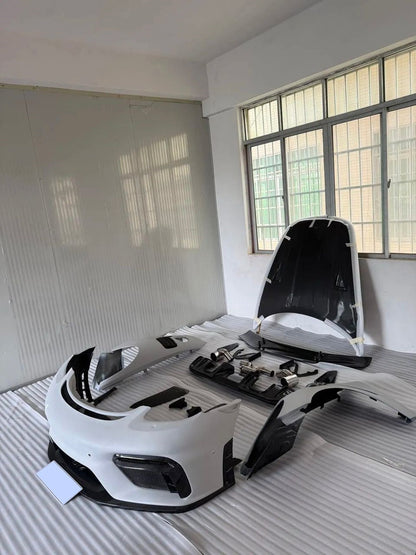 GT4 Body Kit (ABS + Carbon) for Porsche Boxster/Cayman 982 (718) 2016- - image 4