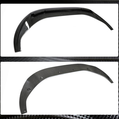 Front Bumper Lip V3 (for S-Line 2021-2025, Carbon) for Audi A5 2016-2025 - image 3