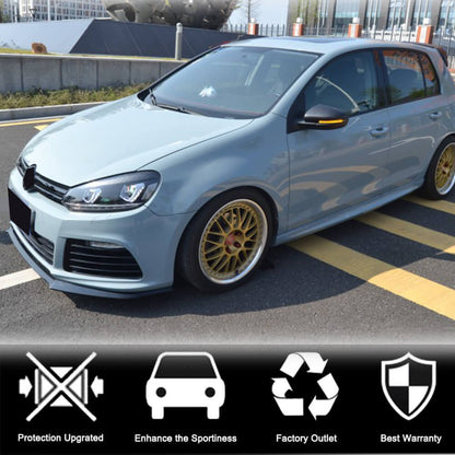 Mirror Covers V1 (for HB 2010-2013, Carbon) for Volkswagen Golf 6 2008-2014 - image 3