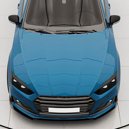 Front Bumper Lip V2 (for S-Line 2016-2020, Carbon) for Audi A5 2016-2025 - image 3