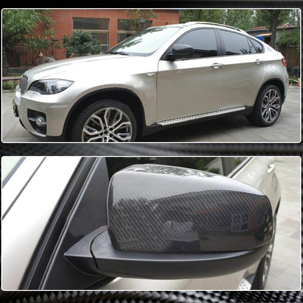 Mirror Covers (Carbon) for BMW X6 E-71 2008-2014 - image 3