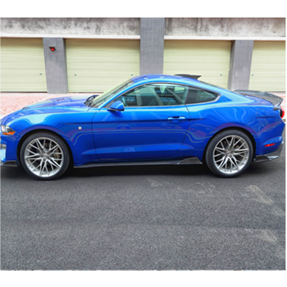 Side Skirts V3 (Carbon) for Ford Mustang 2015-2023 - image 3