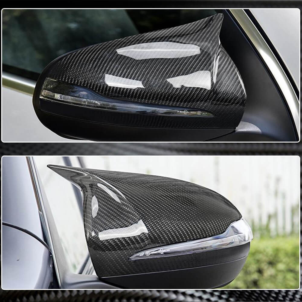 Mirror Caps V4 (Carbon) for Mercedes C-сlass W205 2014-2021 - image 3