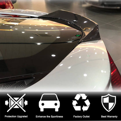 Rear Trunk Spoiler Dry Carbon Fiber V2 for BMW I8 2014-2020 - image 3