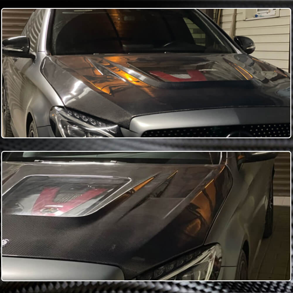 Hood V2 (Carbon) for Mercedes C-сlass W205 2014-2021 - image 3