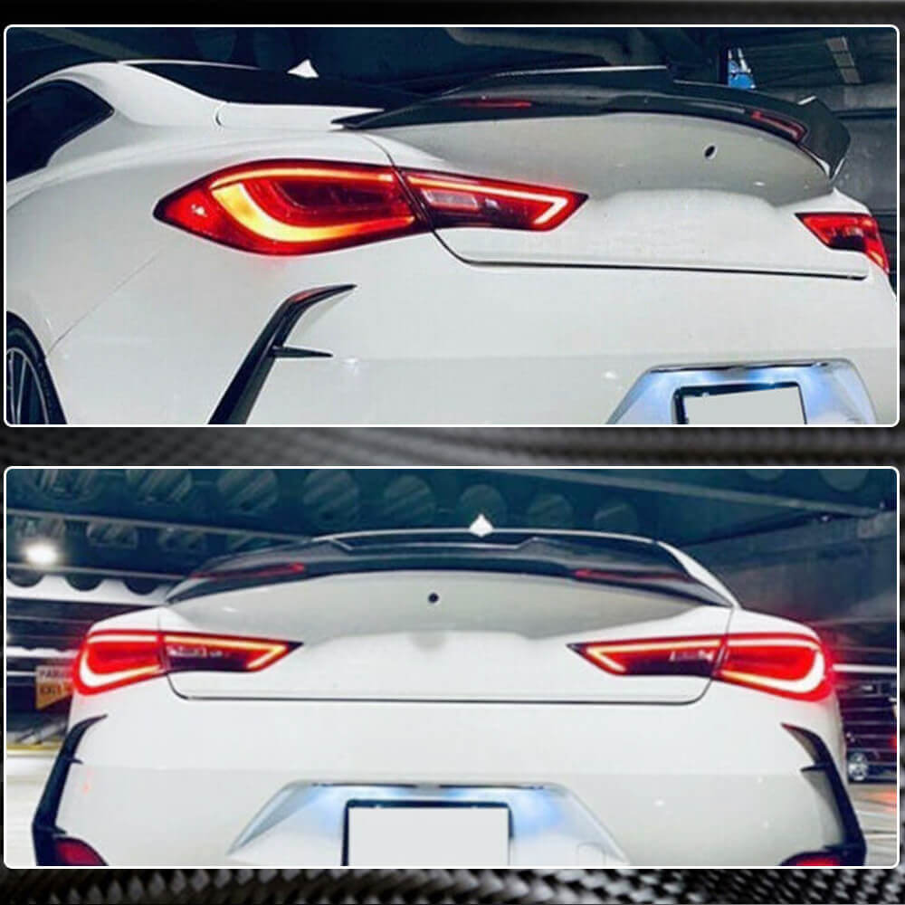 Spoiler V2 (for Q60 2016-2022, Carbon) for Infiniti Q50/Q60 2013-2024 - image 3