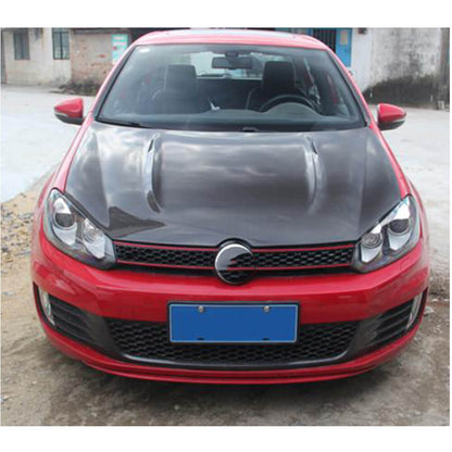 Hood (for HB 2010-2013, Carbon) for Volkswagen Golf 6 2008-2014 - image 3