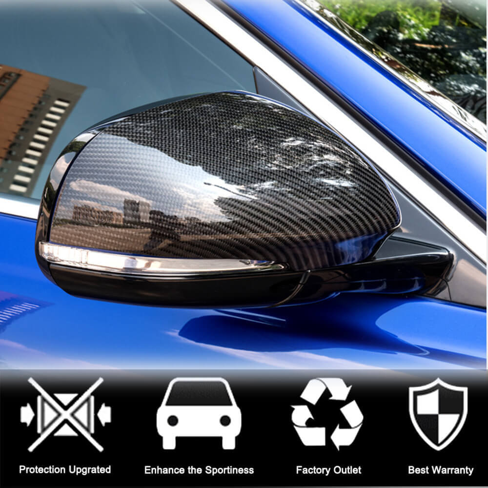 Mirror covers (2013-2021, Carbon) for Jaguar F-Type - image 3