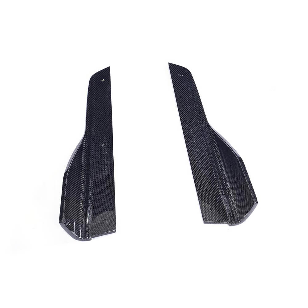 Side Skirts Splitters Carbon Fiber V1 (for M-Sport) for BMW 4 series F-32 2012-2020 - image 3