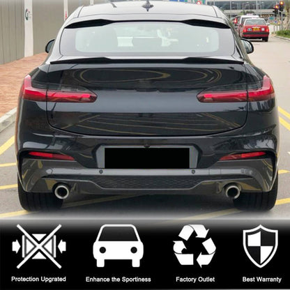 Rear Trunk Spoiler Carbon Fiber V2 for BMW X4 G02 2018- - image 3