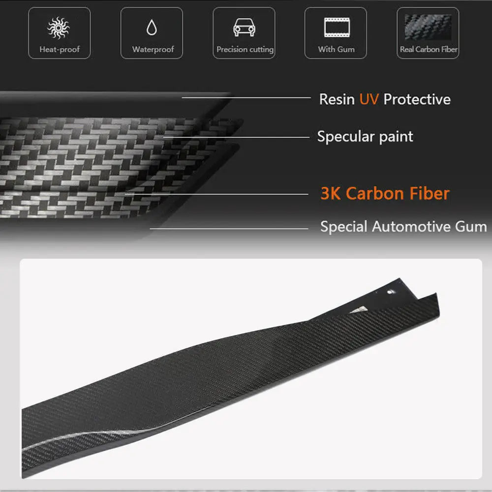 Side sills (Carbon) for Ford Mustang 2024- gg. - image 3
