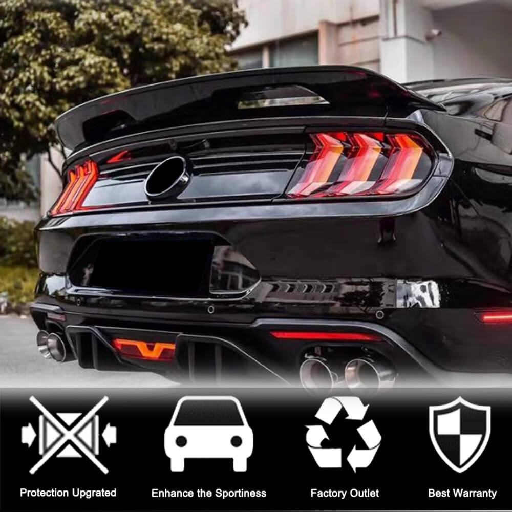 Spoiler V3 (Carbon) for Ford Mustang 2015-2023 - image 3