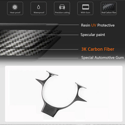 Steering Wheel Trim V2 (Carbon) for Subaru BRZ 2012-2021 - image 3